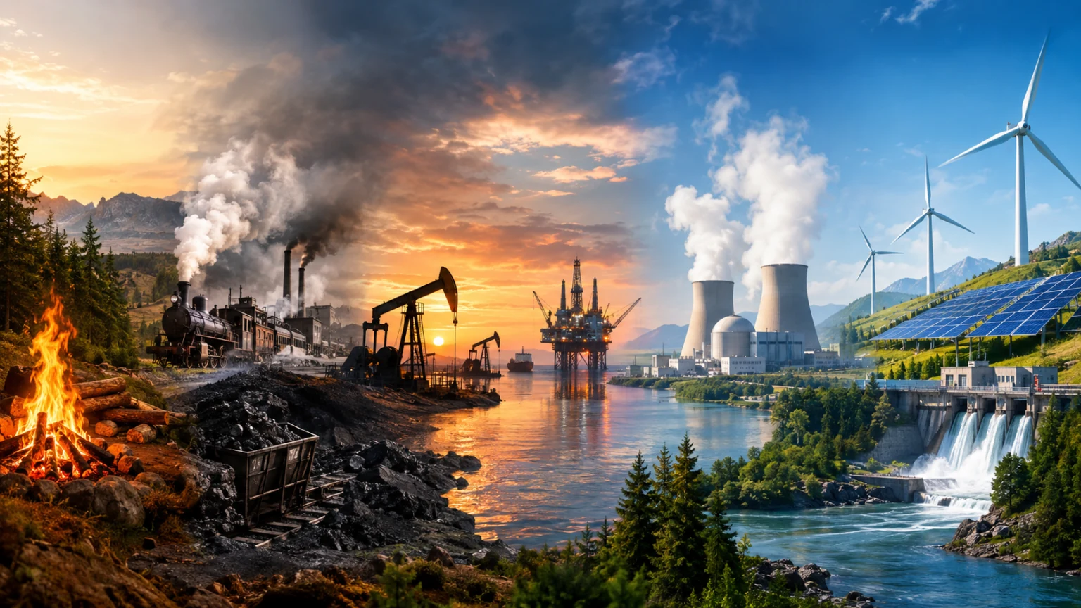 Illustration : L’évolution des énergies